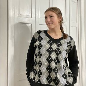 Argyle sweater